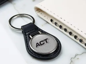 ACT Leder Schlüssel Stabiles Anpassbar Glänzender Stil